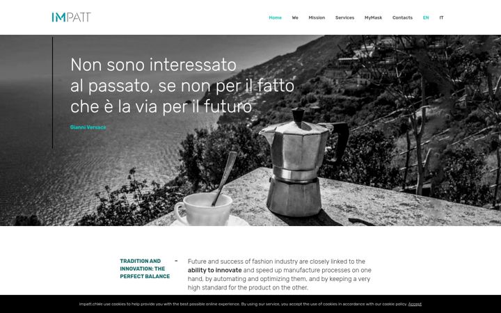 Screenshot of impatt.ch