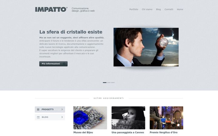 Screenshot van impatto.it