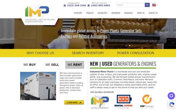 Screenshot of impcorporation.com