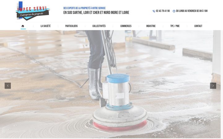 Screenshot of impec-servi.com