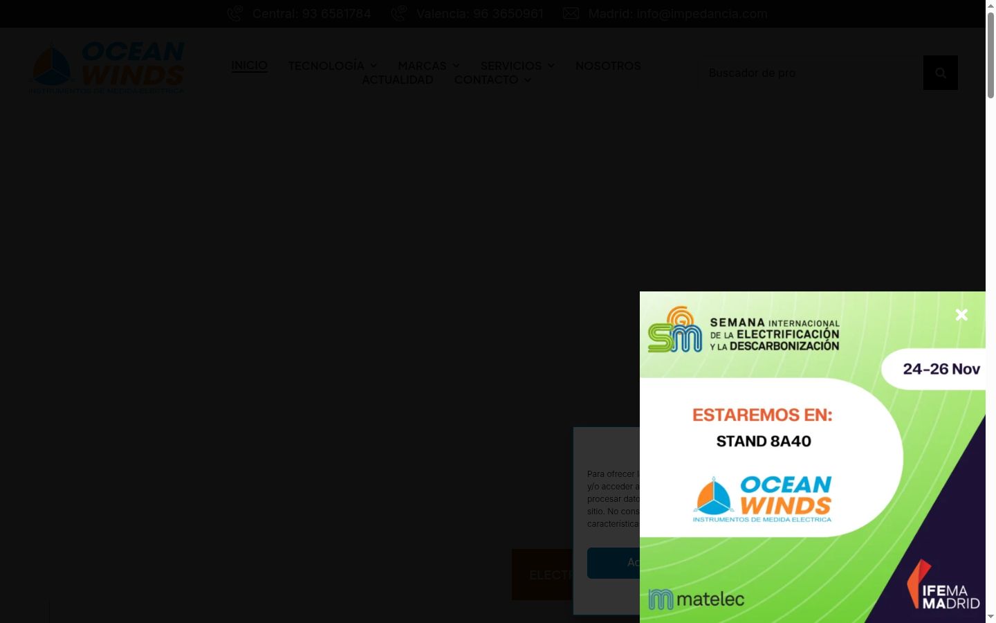Screenshot des Einwilligungsbanners vor jeglicher Interaktion