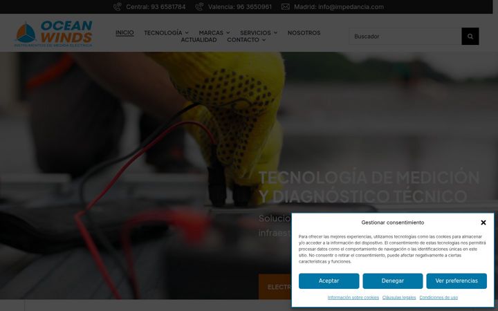 Screenshot του impedancia.com