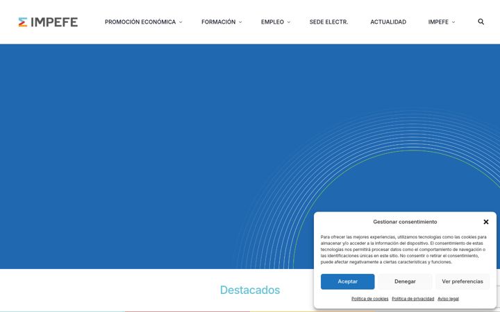 Screenshot of impefe.es