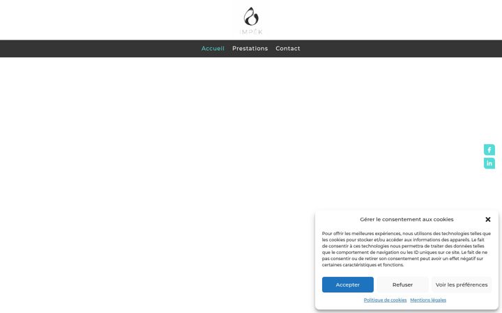 Screenshot of impek33.fr