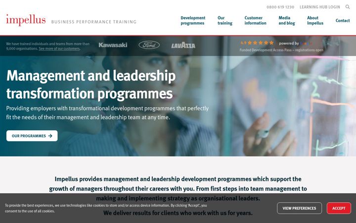 Screenshot of impellus.com