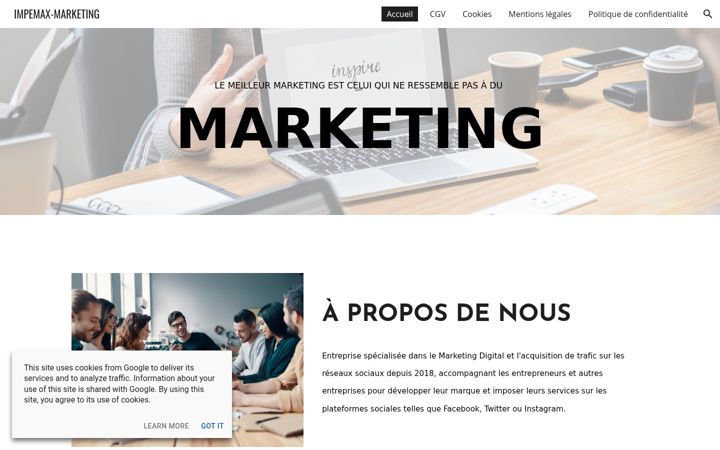 Screenshot του impemax-marketing.com