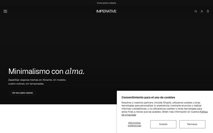 Screenshot of imperativebrand.com