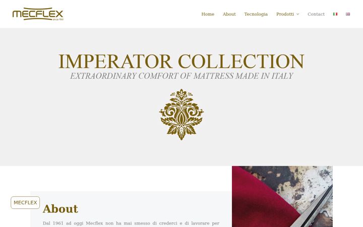 Screenshot of imperatorcollection.com