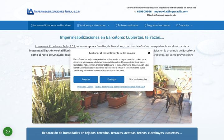 Screenshot of imperavila.com