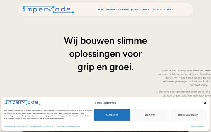 Screenshot of impercode.com