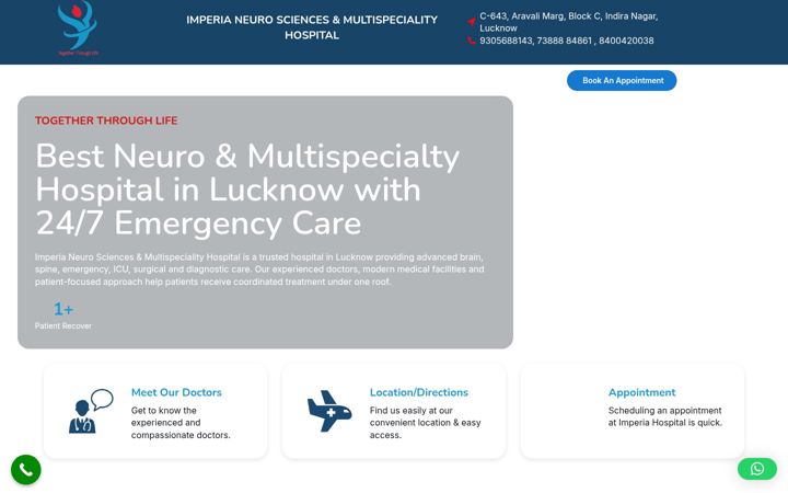 Screenshot του imperiahospital.com