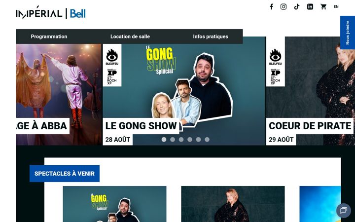 Screenshot of imperialbell.com