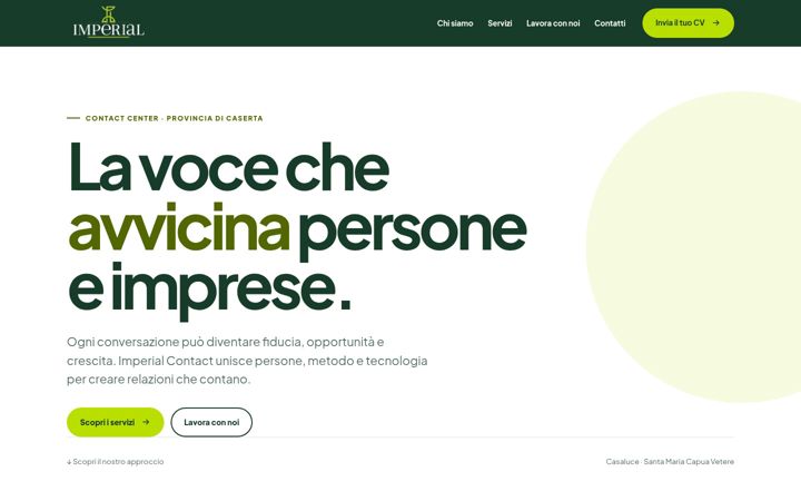 Screenshot of imperialcontact.com