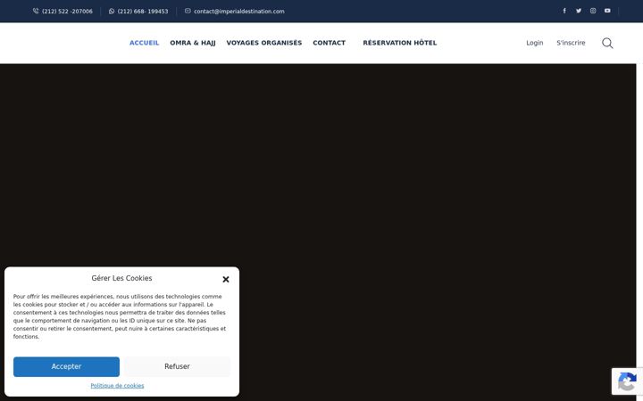 Screenshot του imperialdestination.com