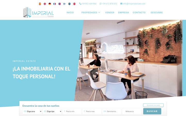 Screenshot of imperialestate.com