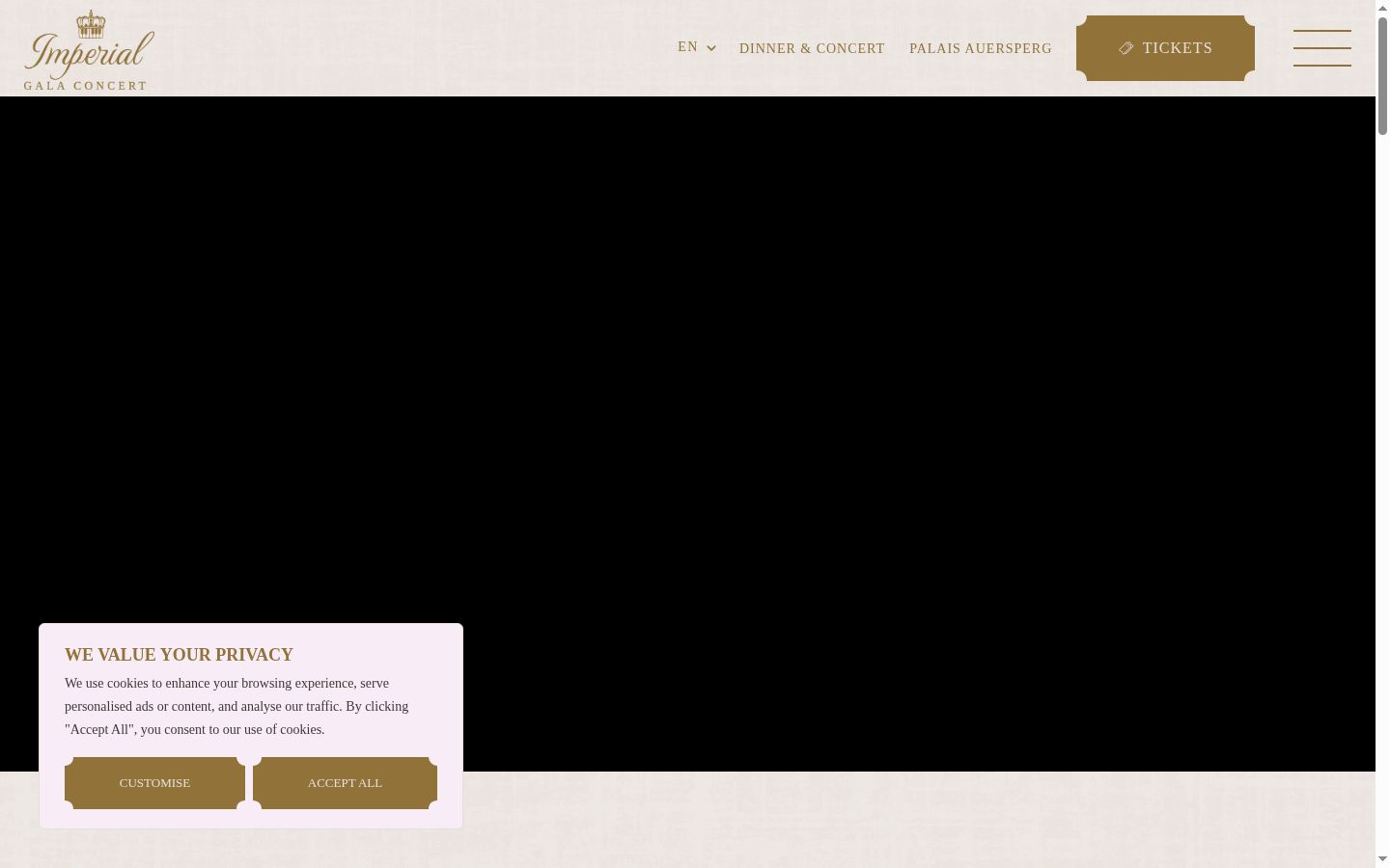 Screenshot des Einwilligungsbanners vor jeglicher Interaktion