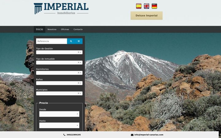 Screenshot of imperialinmobiliaria.com