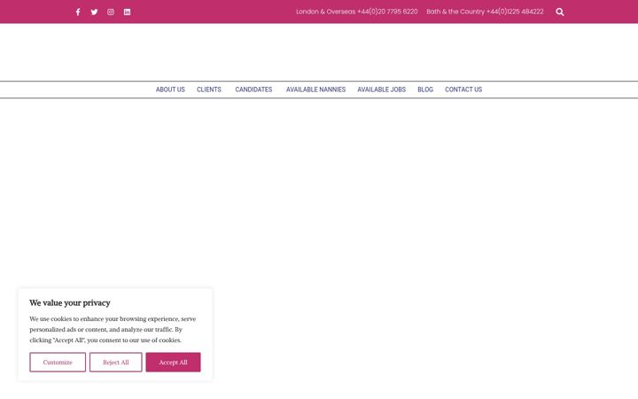 Screenshot of imperialnannies.com