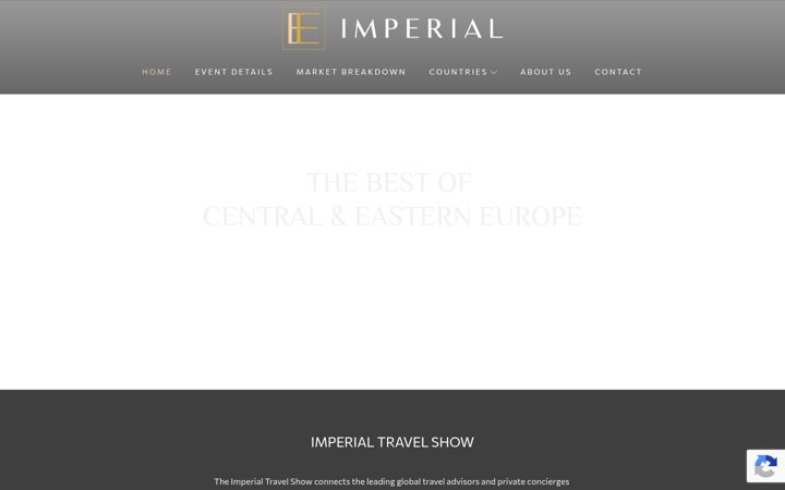 Ekrano kopija imperialtravelshow.com