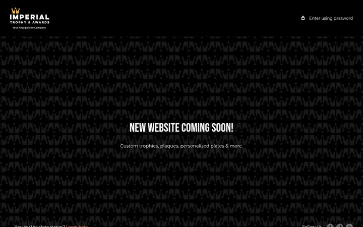 Screenshot of imperialtrophyawards.com