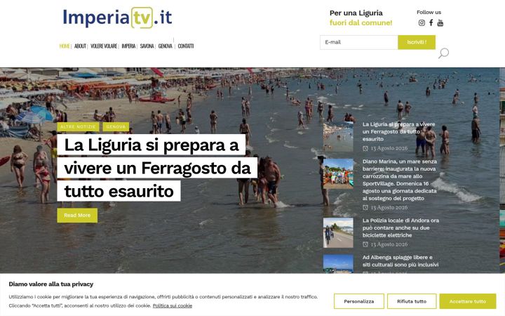 Screenshot of imperiatv.it