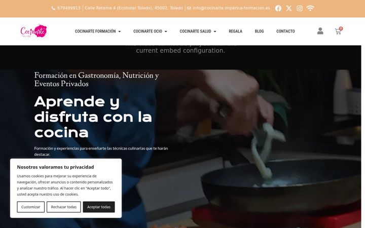Screenshot of imperica-formacion.es