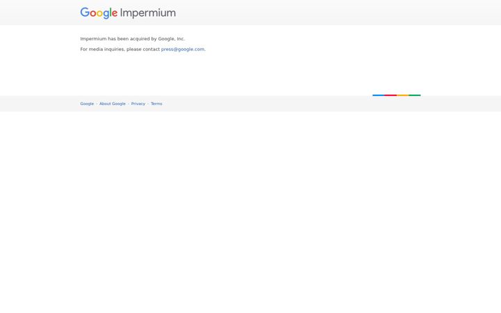 Screenshot of impermium.com