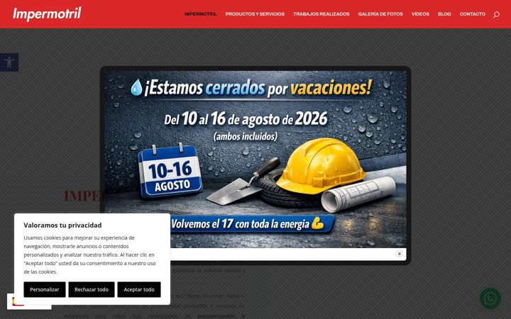 Screenshot of impermotril.es