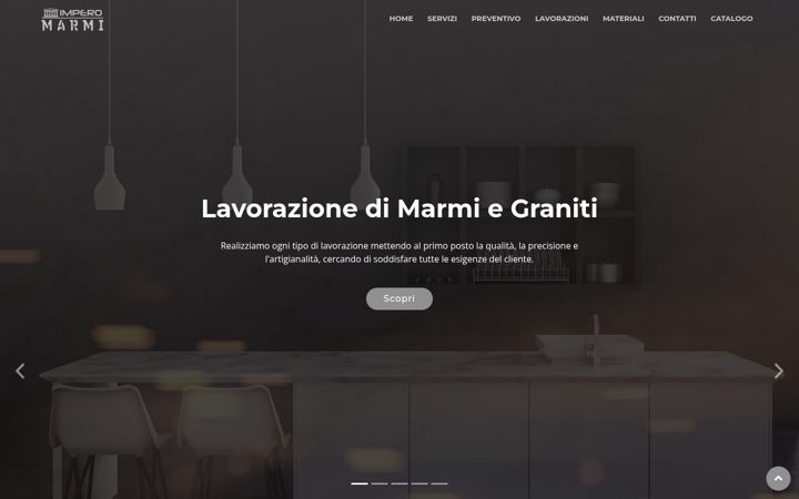 Screenshot of imperomarmi.com