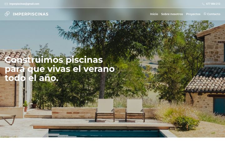 Zrzut ekranu imperpiscinas.com