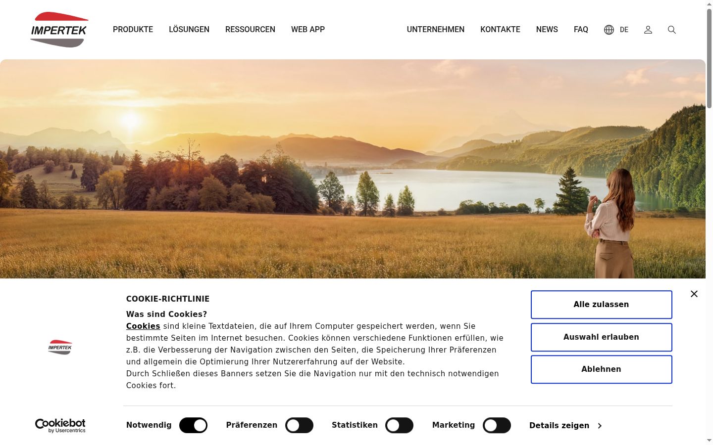 Screenshot van de toestemmingsbanner zoals getoond vóór enige interactie