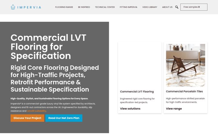 Screenshot of impervia.co.uk