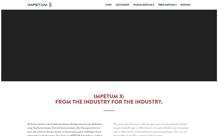 Screenshot of impetum-x.de