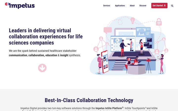 Screenshot of impetusdigital.com