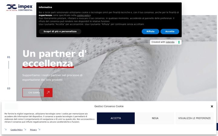 Screenshot of impexcontinental.com
