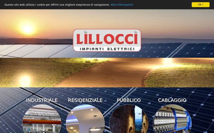 Screenshot of impiantilillocci.it
