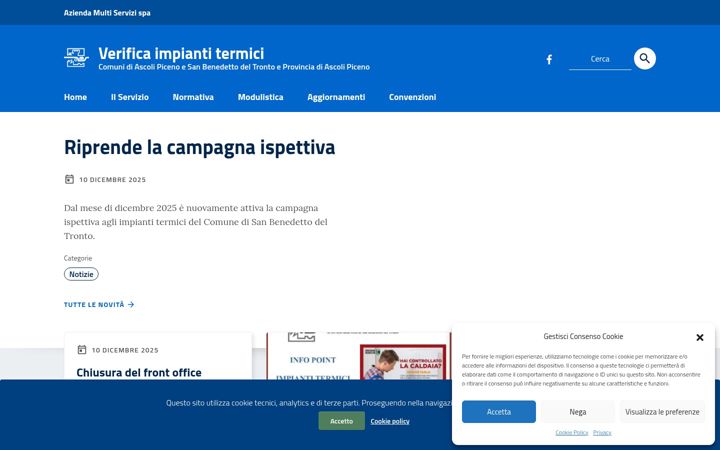 Screenshot of impiantitermici.ap.it