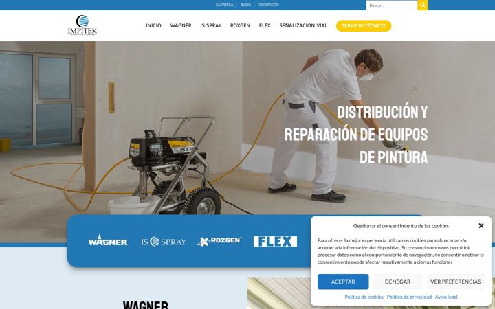 Screenshot of impitek.com