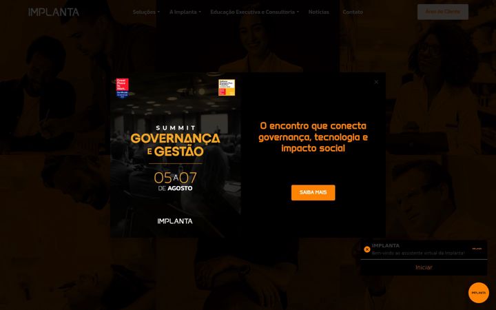 Snímek obrazovky implanta.net.br