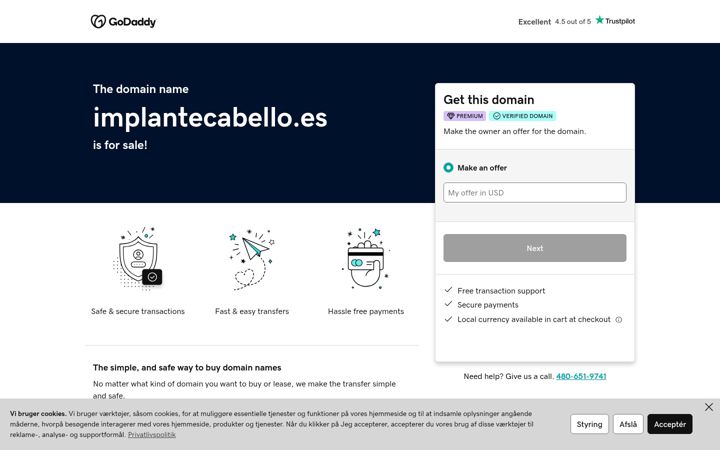Screenshot of implantecabello.es