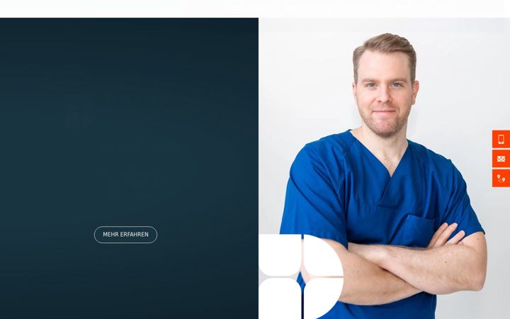 Screenshot of implantologie.de