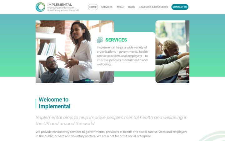 Screenshot of implemental.org