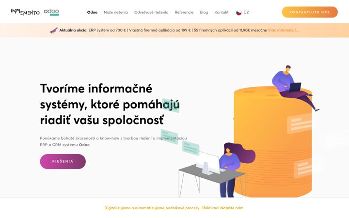 Screenshot of implemento.sk