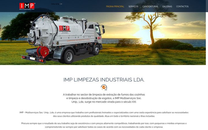 Screenshot of implimpezas.com