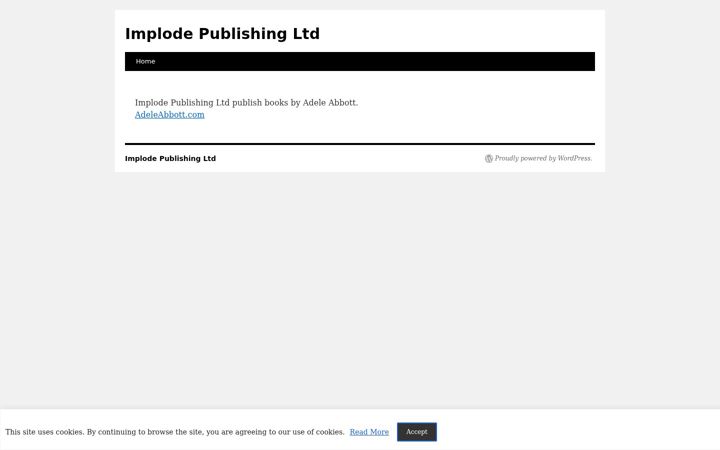 Screenshot of implodepublishing.com