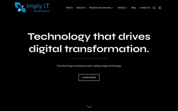 Screenshot of implyit.co.za