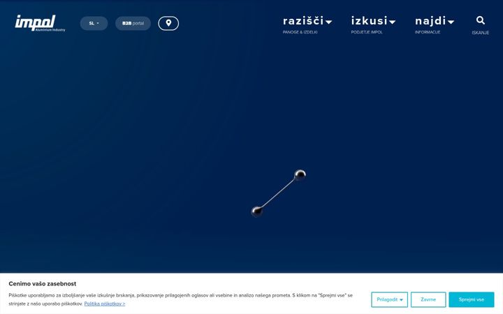 Screenshot von impol.si