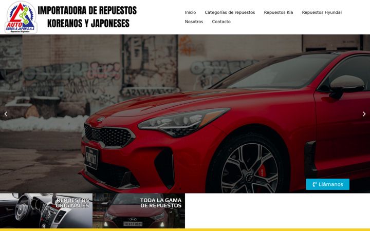 Skærmbillede af importadoradeautopartesadm.com