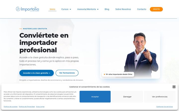Screenshot of importalia.es