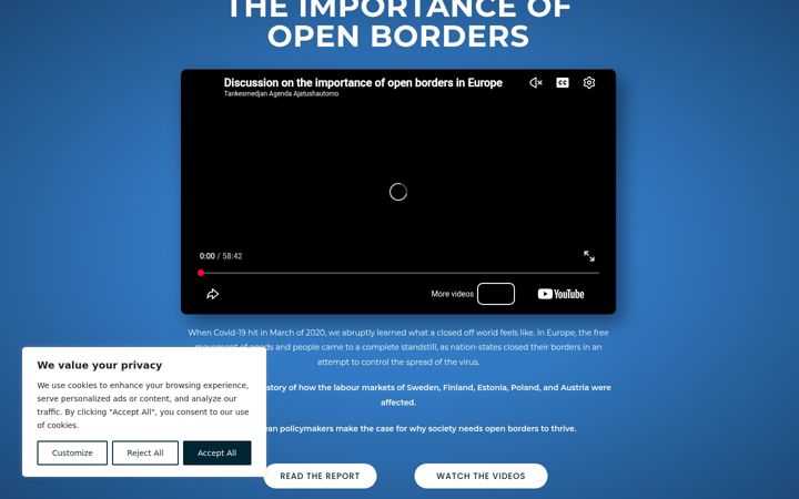 Screenshot of importanceof.eu